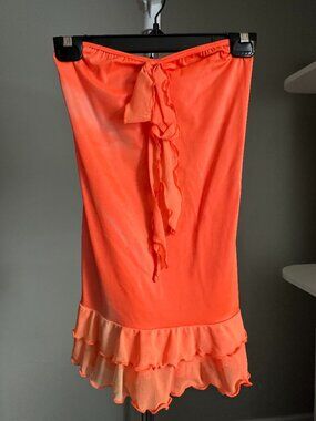 Orange Tube Dress